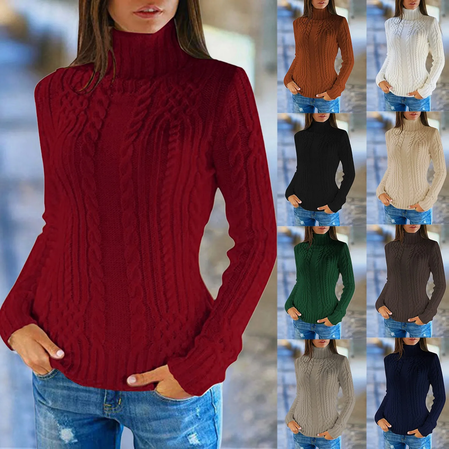 Red, Brown, White, Black, Beige, Green, Dark Brown, Gray, Dark Blue