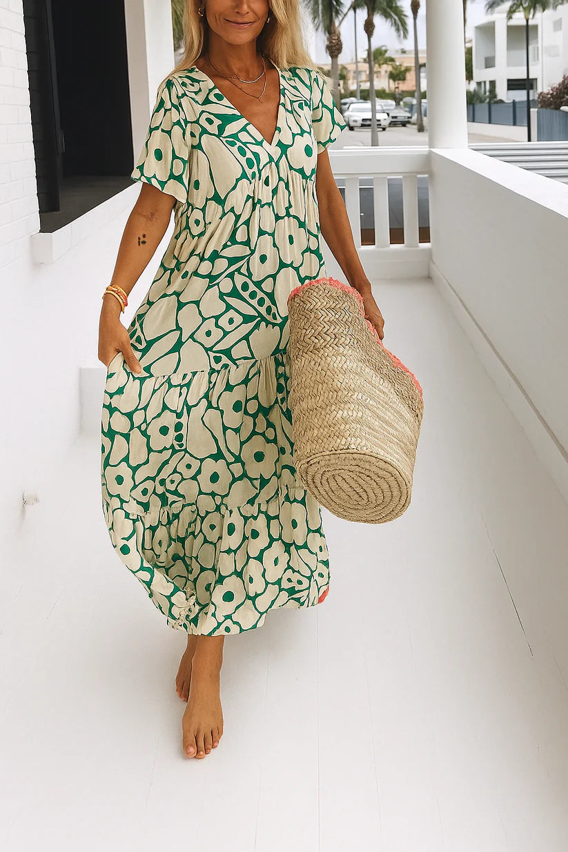 Freesia - Lightweight Elegant Maxi Dress for Women