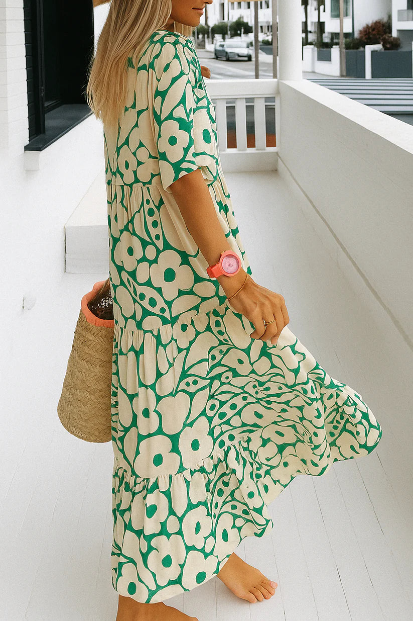 Freesia - Lightweight Elegant Maxi Dress for Women