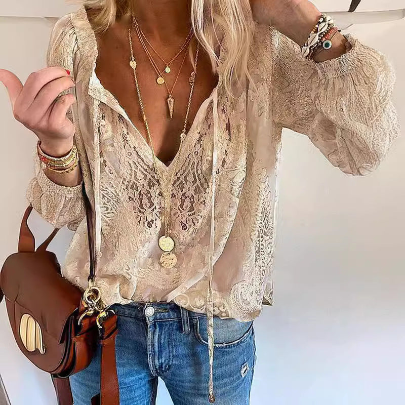Rowyn - Elegant Long Sleeve Blouse for Women