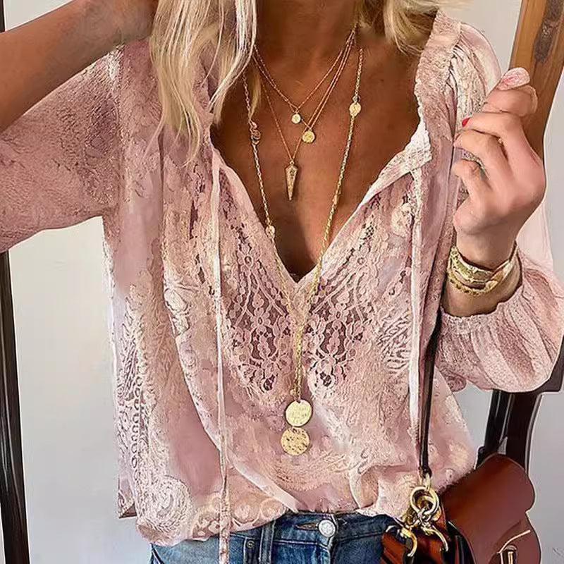 Rowyn - Elegant Long Sleeve Blouse for Women