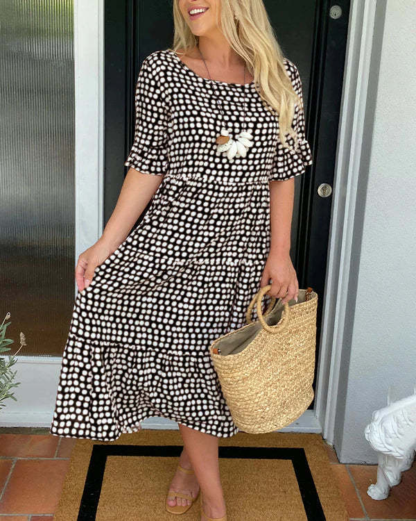 Reign - Flowy Summer Midi Dress for Women