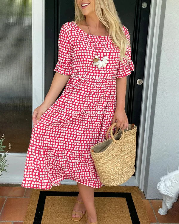 Reign - Flowy Summer Midi Dress for Women