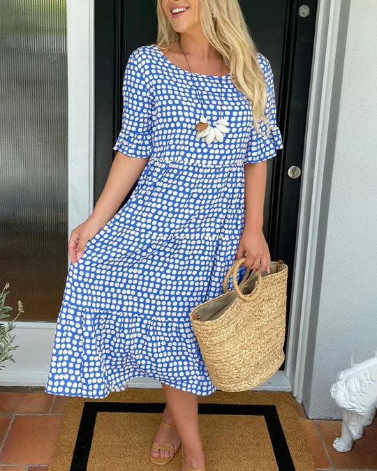 Reign - Flowy Summer Midi Dress for Women