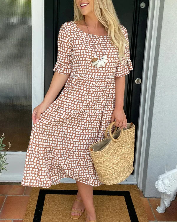 Reign - Flowy Summer Midi Dress for Women