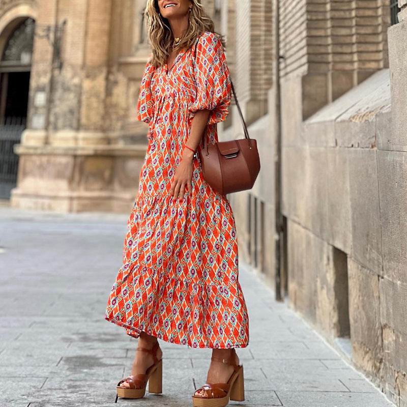 Averie - Casual Cotton Blend Summer Maxi Dress for Women