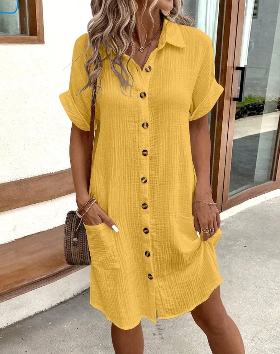 Amaris - Lightweight Summer Midi Dress for Women