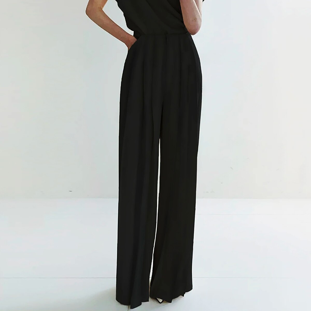 Alira - Elegant Wide Leg Trousers for Women