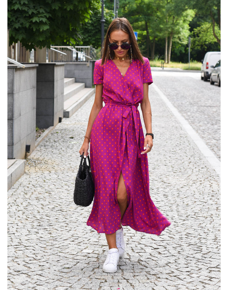 Indira - Floral Summer Midi Dress for Women