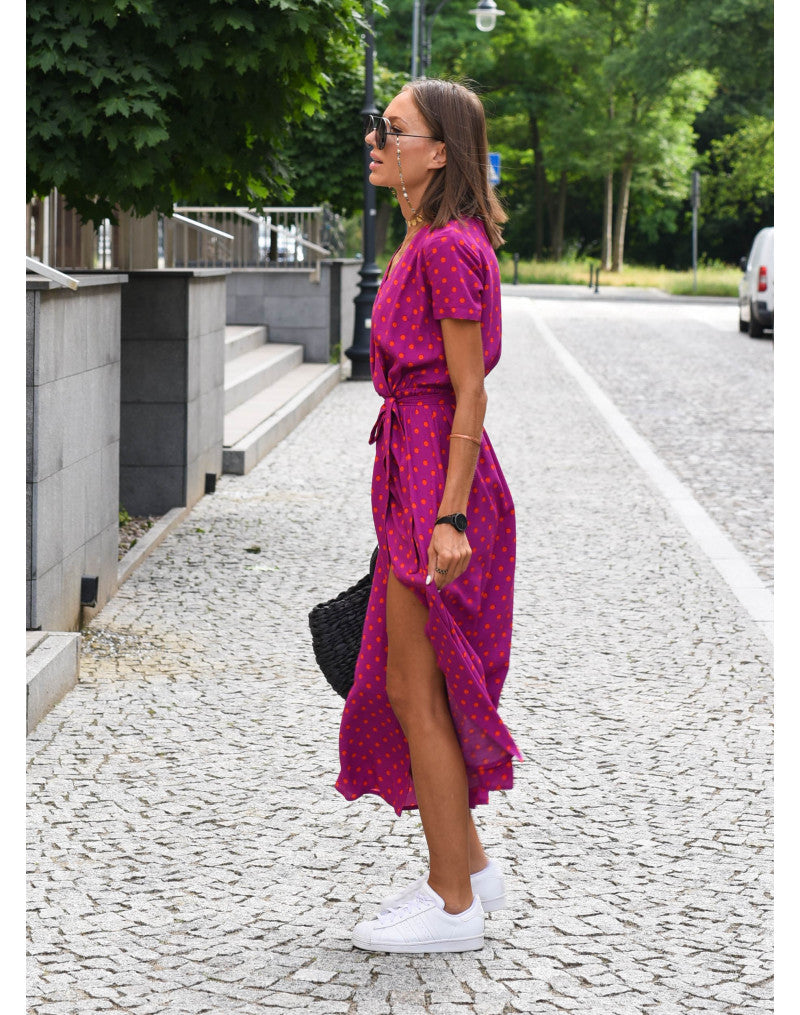 Indira - Floral Summer Midi Dress for Women