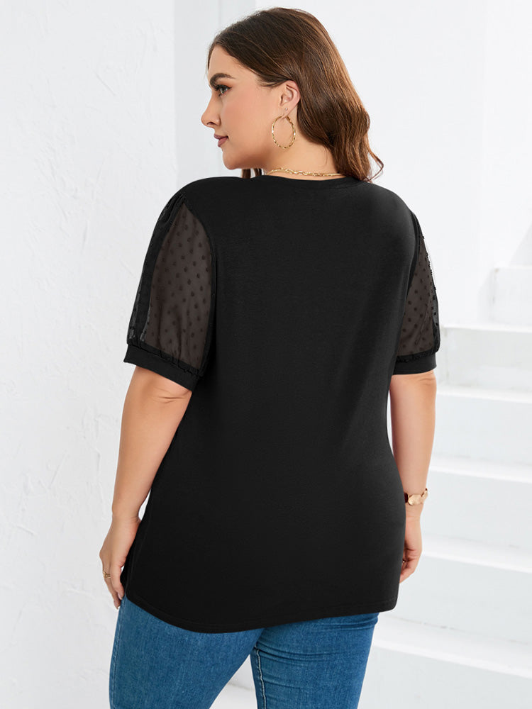Mira - Textured V-Neck Blouse for Women