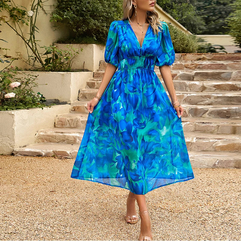 Amara - Elegant Summer Midi Dress for Women