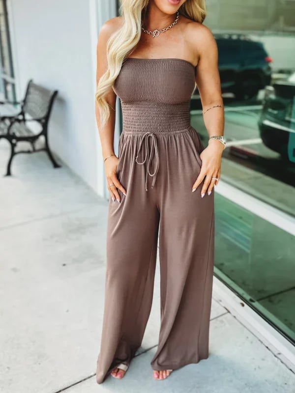 Delyth - Casual Print Jumpsuit for Women