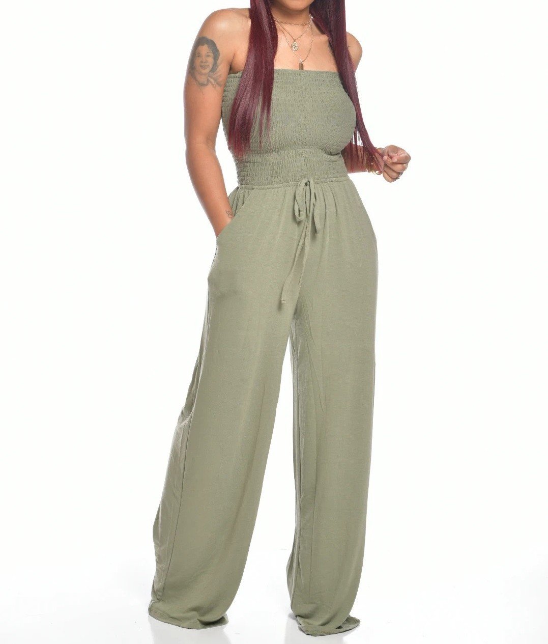 Delyth - Casual Print Jumpsuit for Women