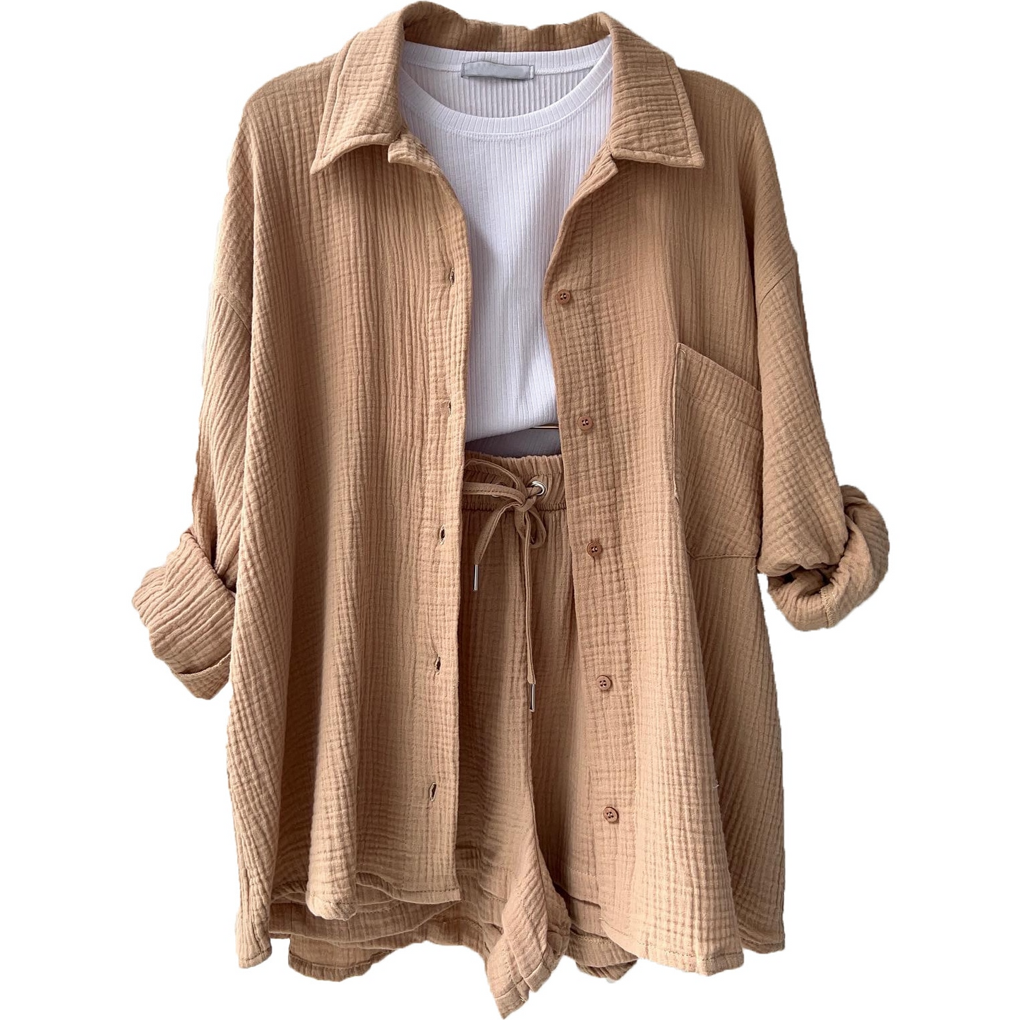 Raine - Soft Cotton Cardigan Set for Women