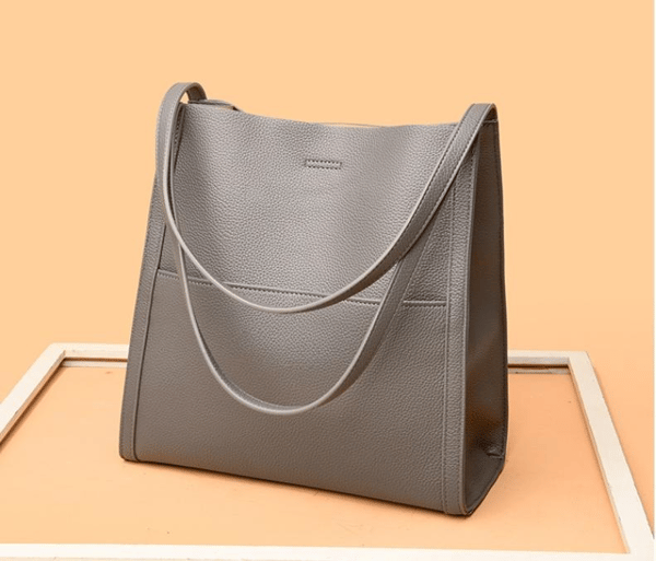 Women's Genuine Leather Shoulder Bag - Elegant, Spacious, Versatile Design