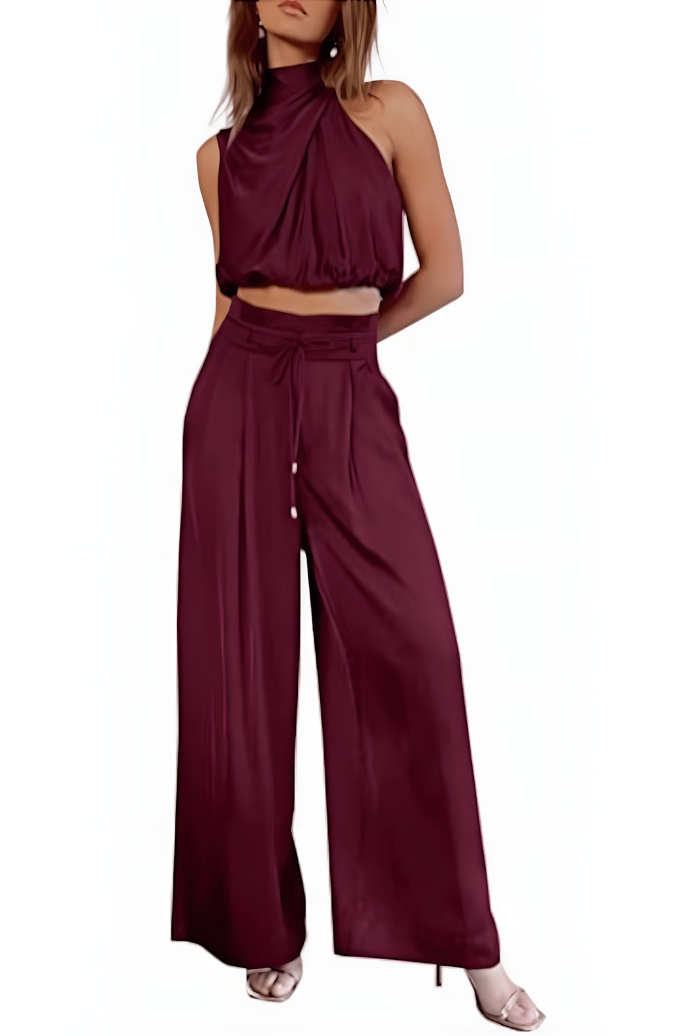 Ginevra - Elegant Silk 2 Piece Set for Women