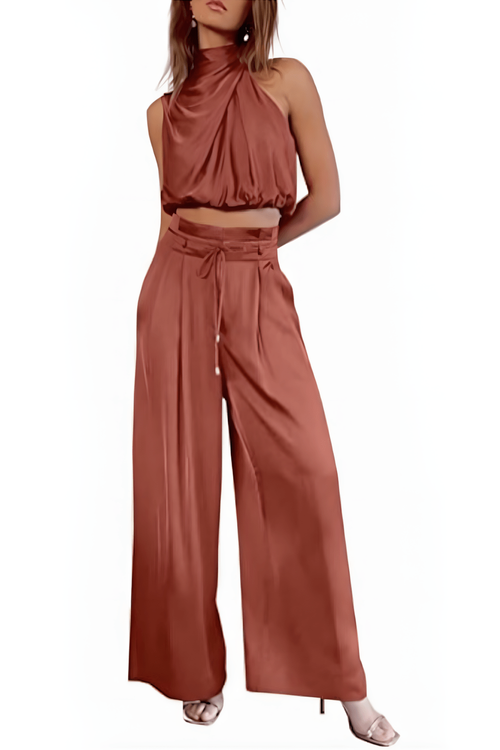 Ginevra - Elegant Silk 2 Piece Set for Women