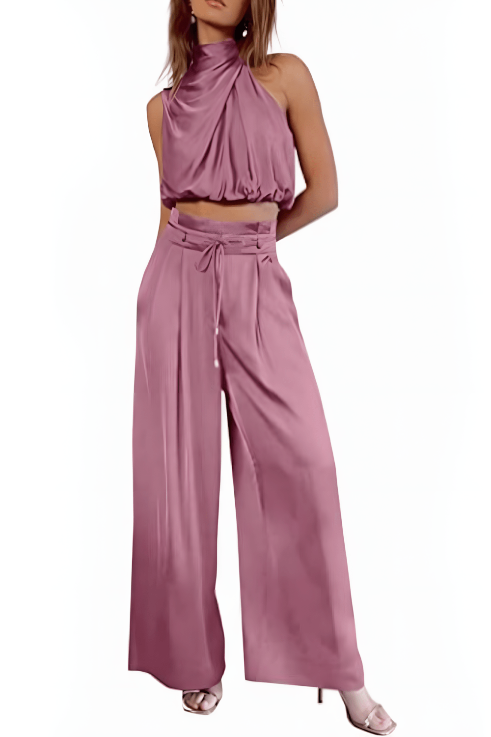 Ginevra - Elegant Silk 2 Piece Set for Women