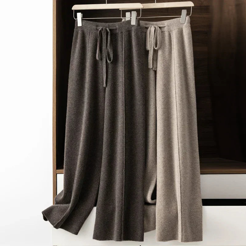 Ladies Relaxed Fit Lounge Trousers with Adjustable Drawstring