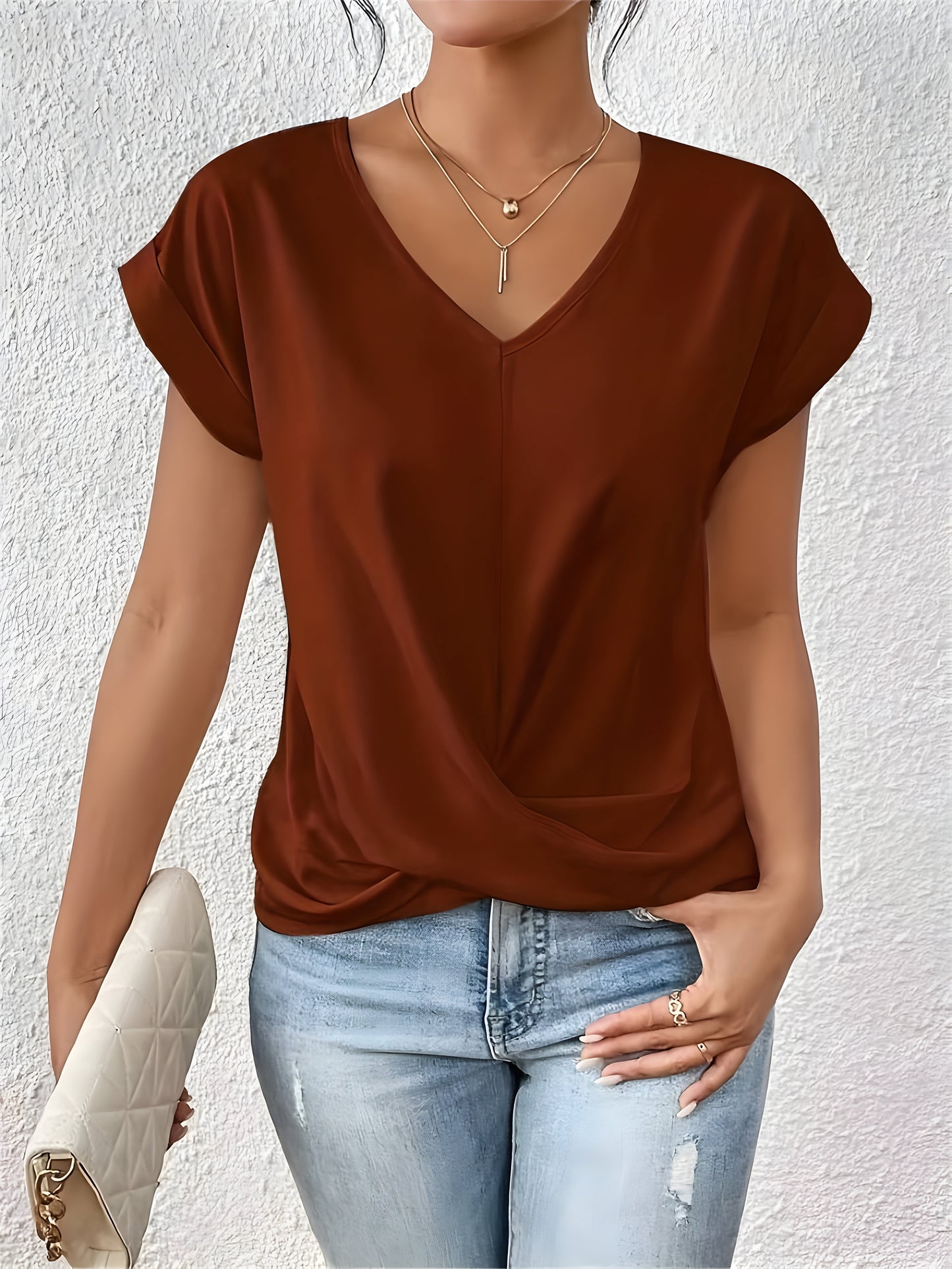 Sable - Stylish Twist Front Going Out Top for Women