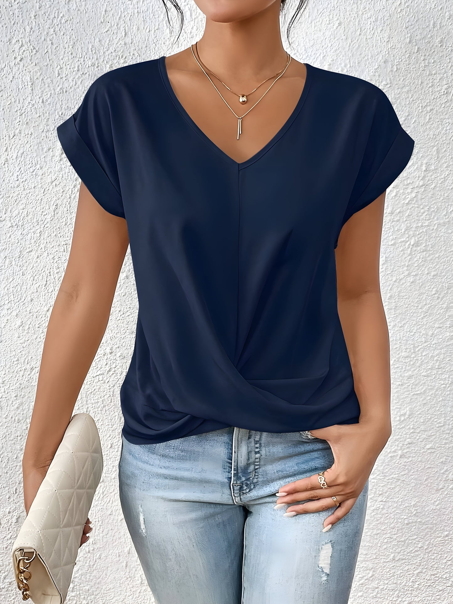 Sable - Stylish Twist Front Going Out Top for Women