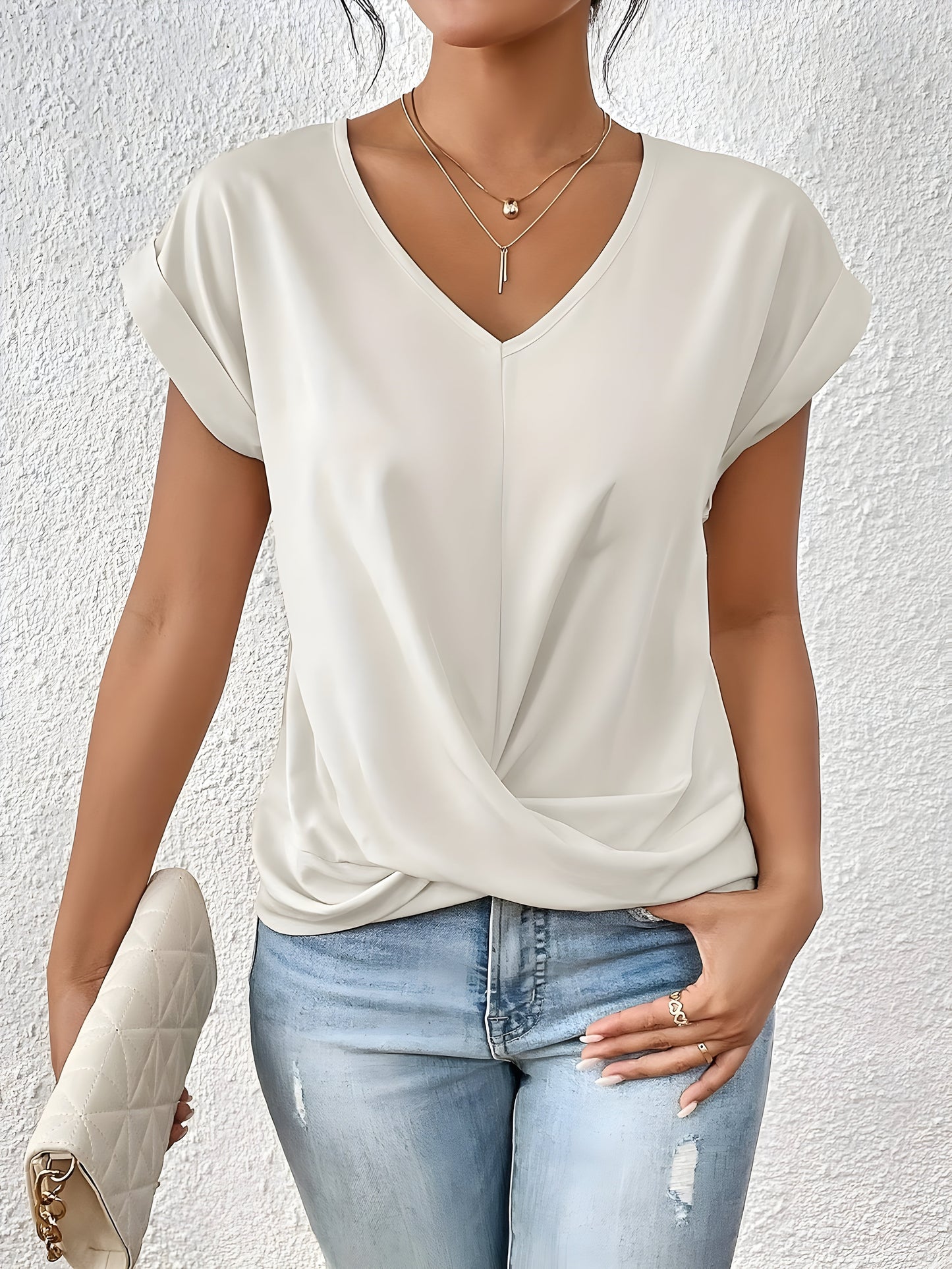 Sable - Stylish Twist Front Going Out Top for Women