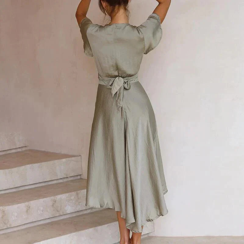 Zariah - Elegant Spring Midi Dress for Women