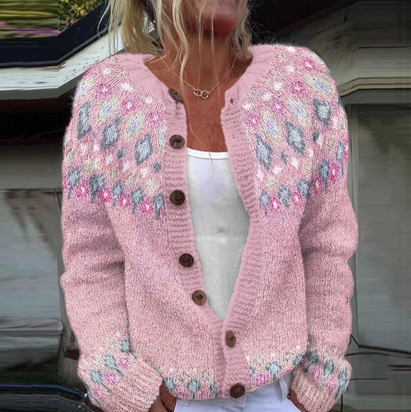 Women's Stylish Cardigan Sweater - Lightweight Comfort & Flattering Fit