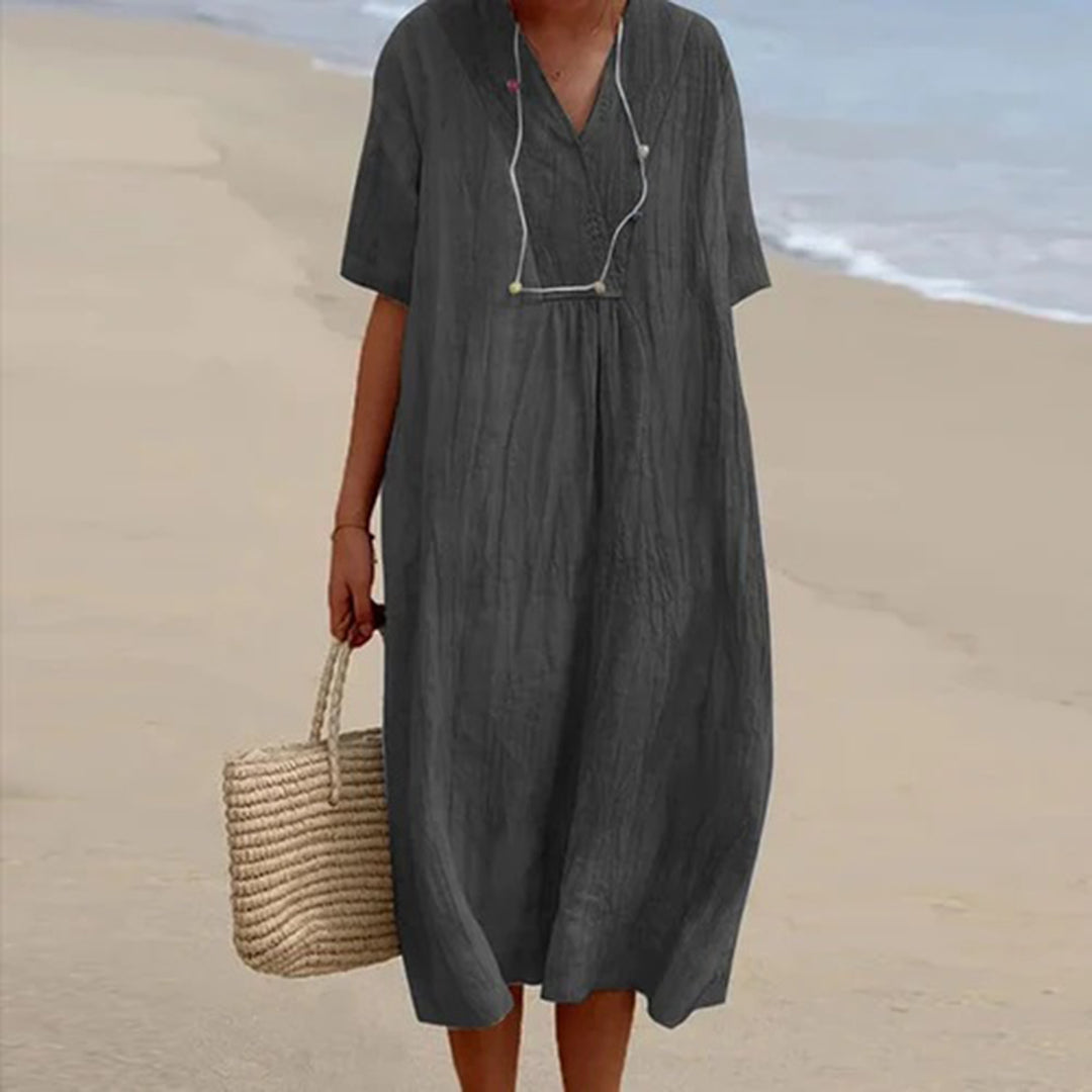 Whitley - Elegant Summer Midi Dress for Women