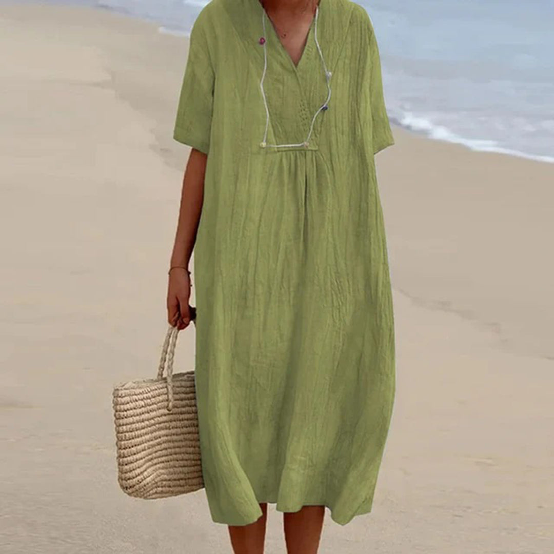 Whitley - Elegant Summer Midi Dress for Women