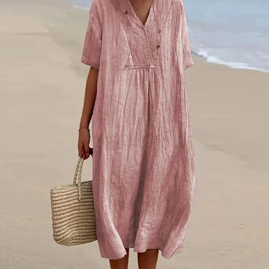 Whitley - Elegant Summer Midi Dress for Women