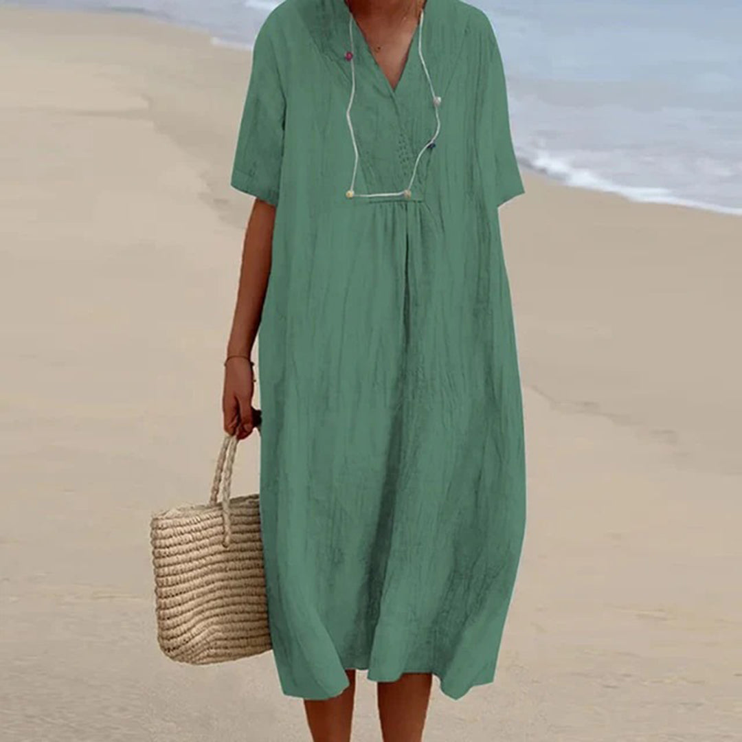 Whitley - Elegant Summer Midi Dress for Women