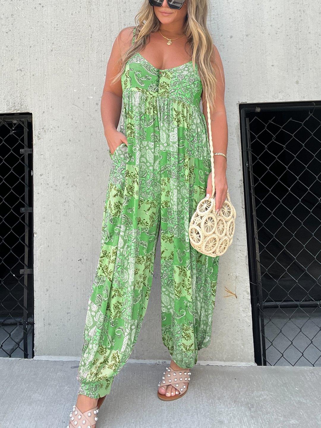 Darcie - Printed Loose Jumpsuit for Women