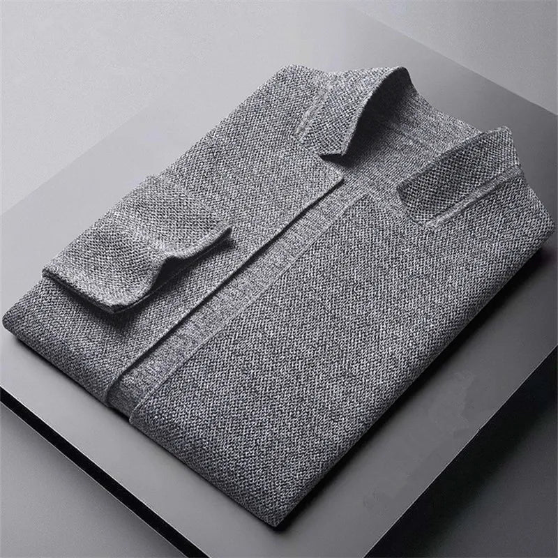 Men's Comfortable Long Sleeve Jacket - Lightweight Breathable Comfort for Effortless Style