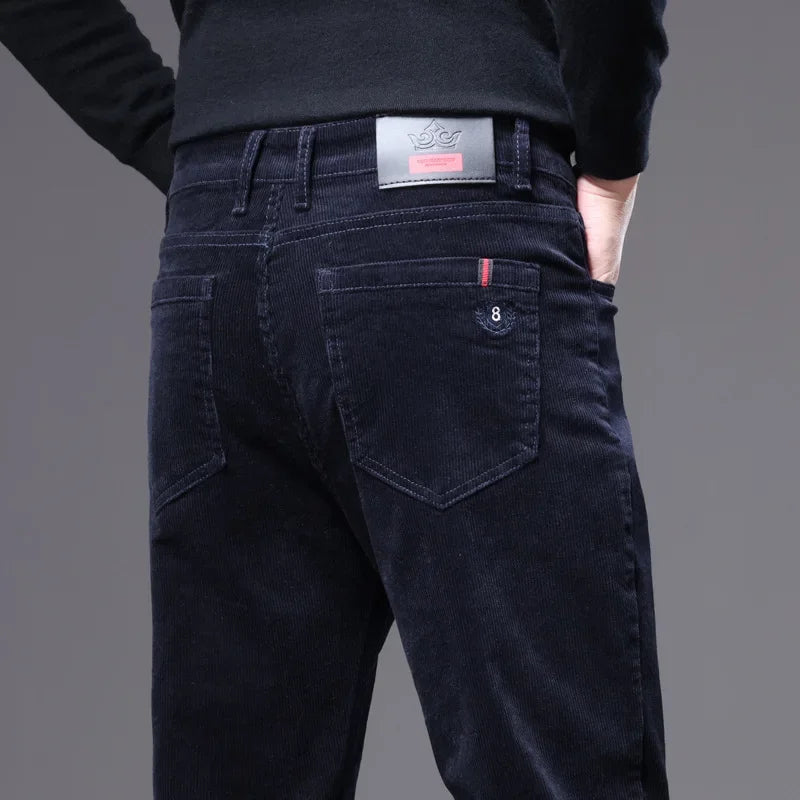 Men's Classic Trousers - Premium Corduroy for Comfort & Versatile Style