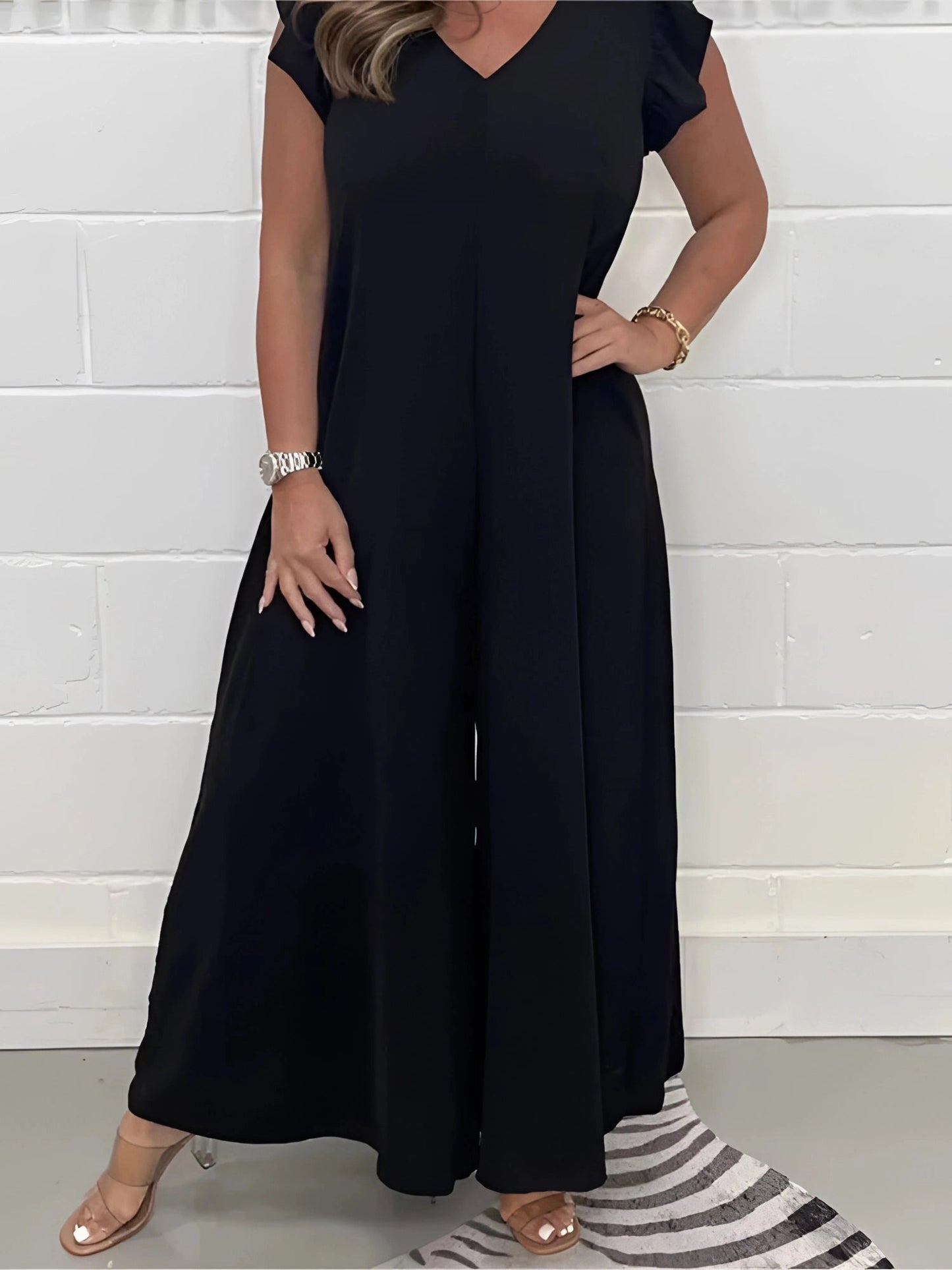 Rosamund - Elegant Wide Leg Jumpsuit for Women
