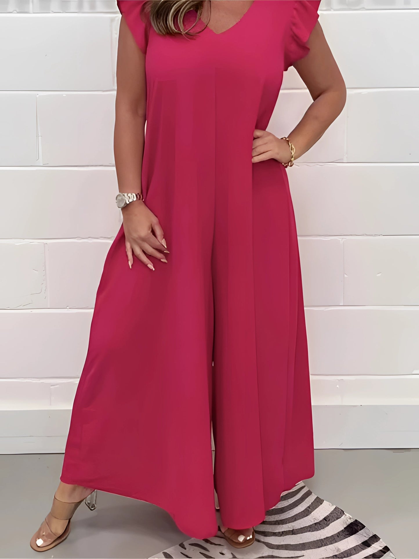 Rosamund - Elegant Wide Leg Jumpsuit for Women