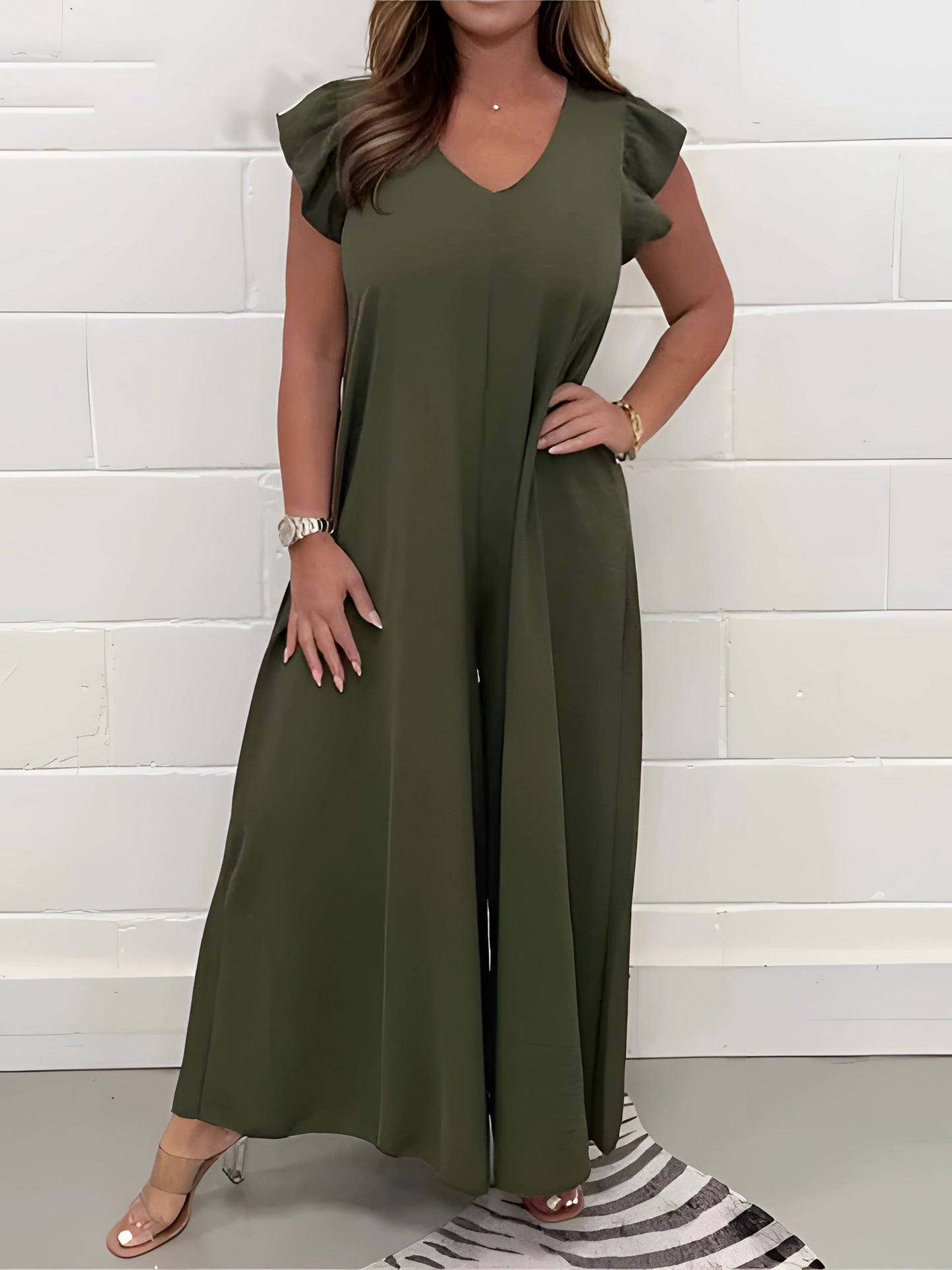 Rosamund - Elegant Wide Leg Jumpsuit for Women