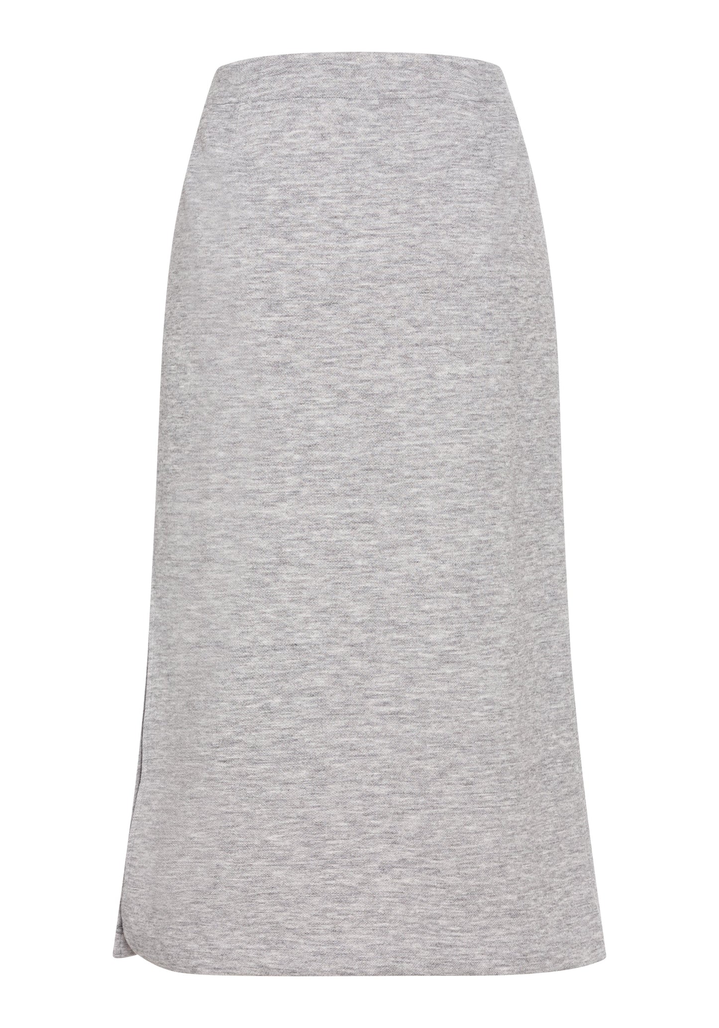 Women's A-Line Midi Skirt with Subtle Texture
