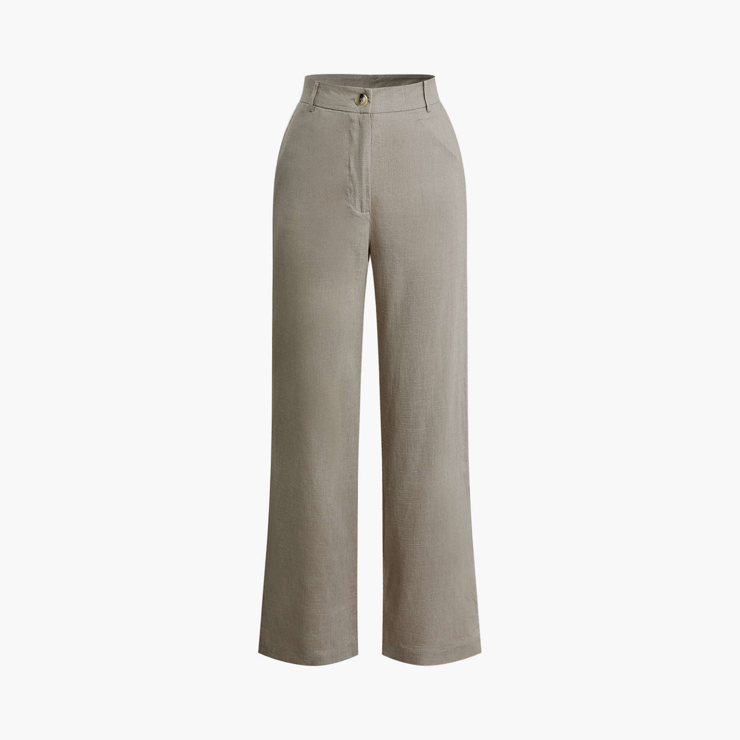 Women's Classic Straight Leg Pants with Minimalist Design