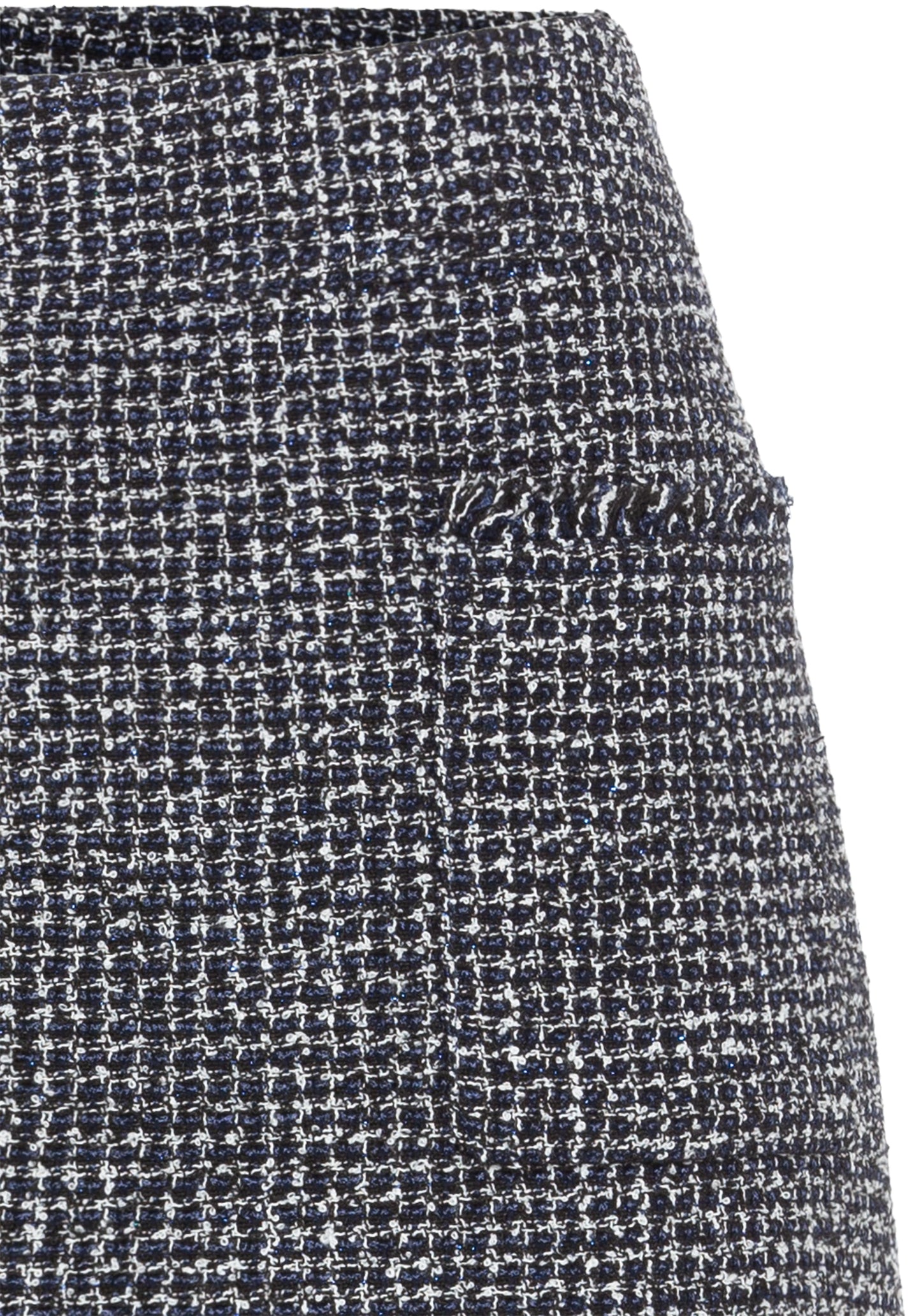 Women's Classic Tweed Skirt with Straight Silhouette