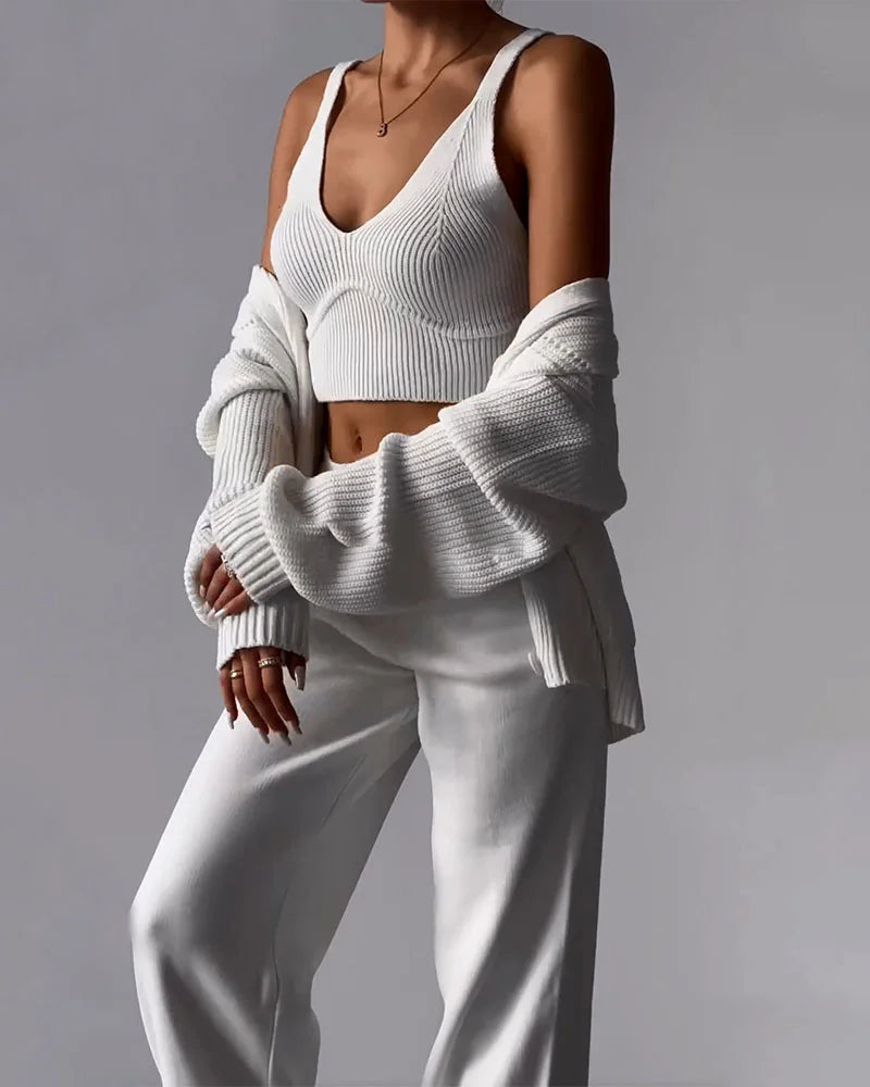 Women's Comfortable Loungewear Set with Versatile Design