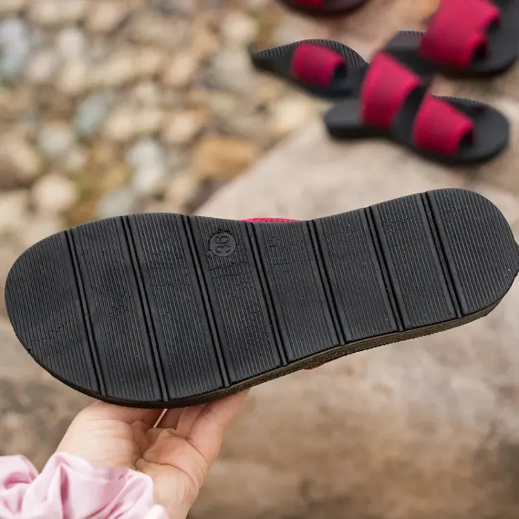 Women's Comfortable Open-Toe Sandals with Shock-Absorbing Sole