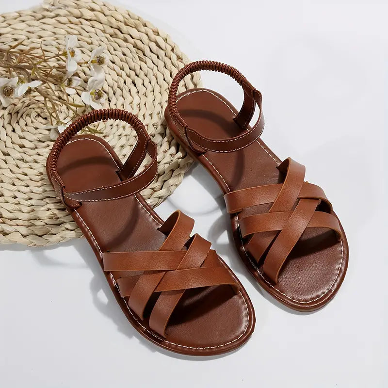 Women's Comfortable Sandals with Supportive Sole and Open Toe Design