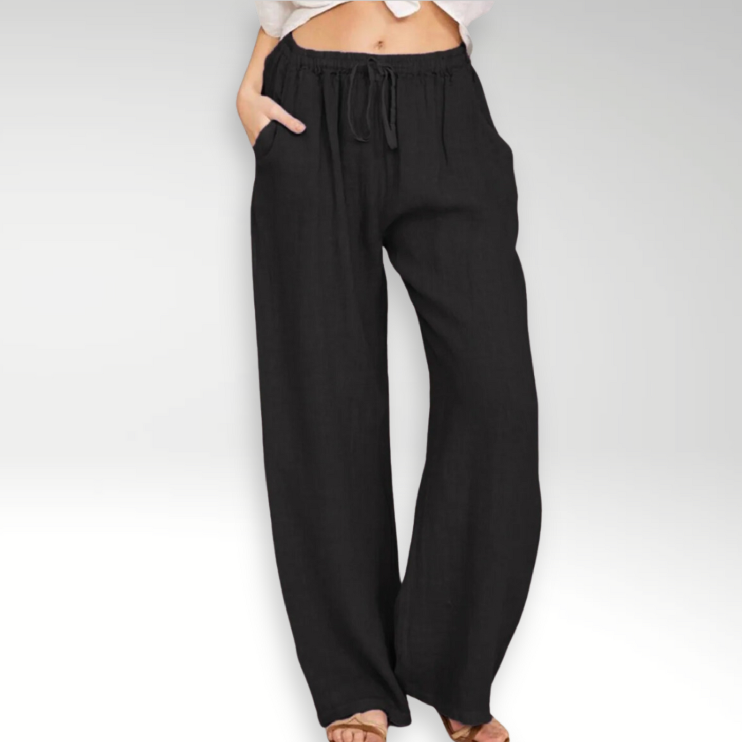 Women's Flowy Wide Leg Pants with Relaxed Fit