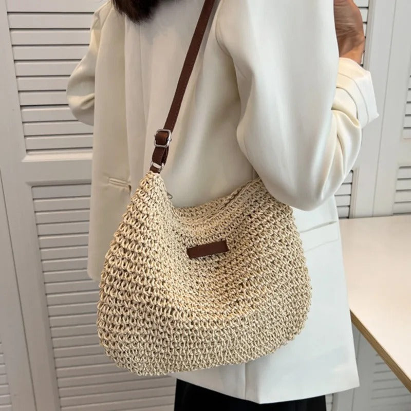 Women's Minimalist Shoulder Bag with Spacious Design