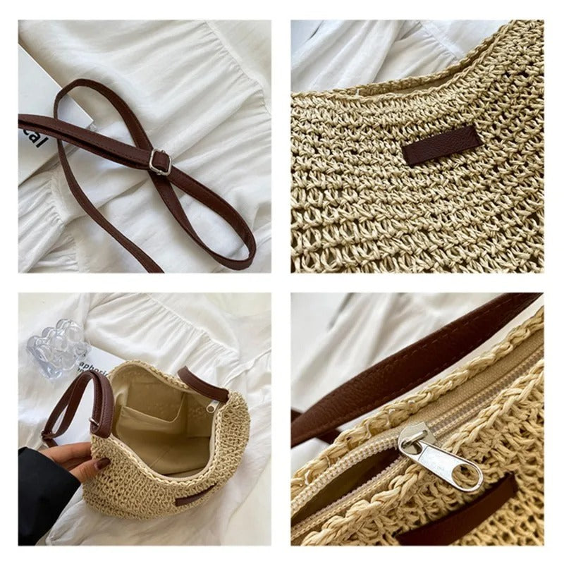 Women's Minimalist Shoulder Bag with Spacious Design
