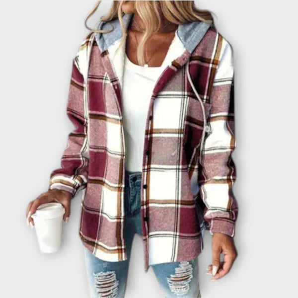 Women's Oversized Hoodie with Drawstring and Pockets