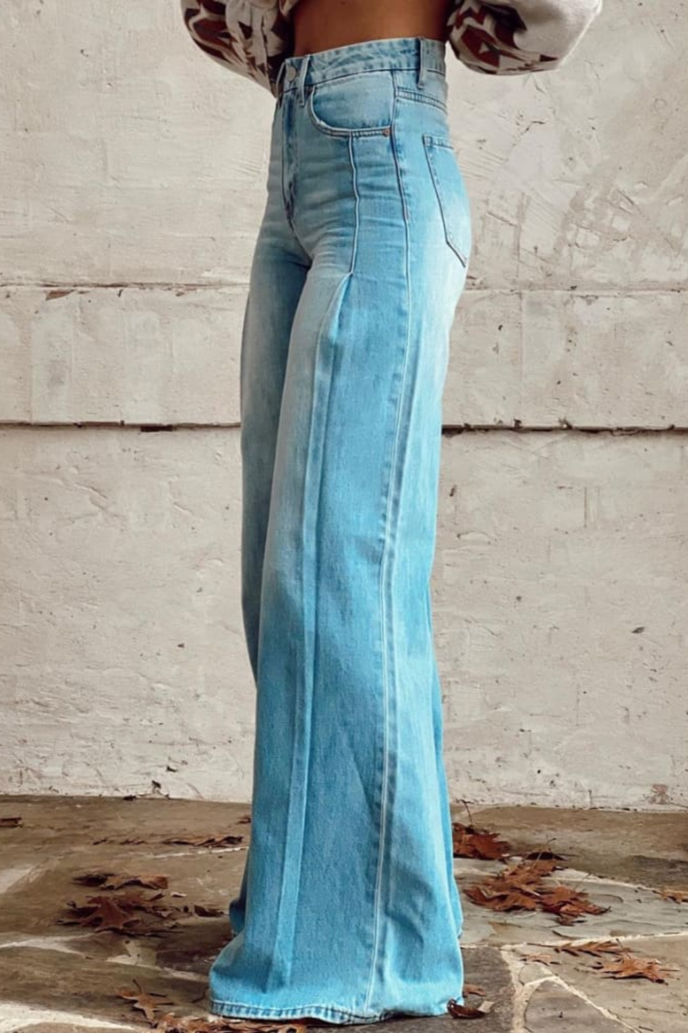 Women's Tailored Wide Leg Palazzo Trousers for Casual to Formal Wear